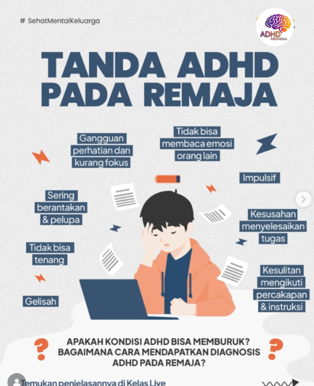 Screening ADHD Non-Diagnostik: Edukasi Awal bagi Orang Tua di Kota Gorontalo